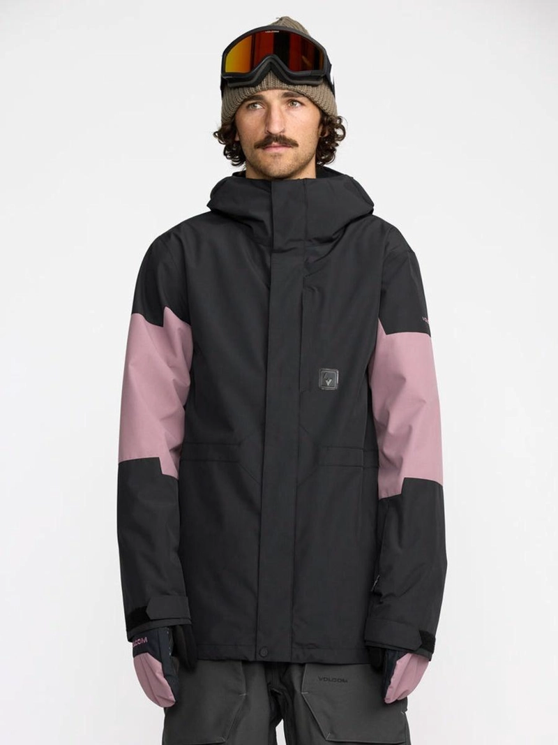 PARKA SNOW PRIMRY INS MAUVE ROSADO HOMBRE VOLCOM - 1