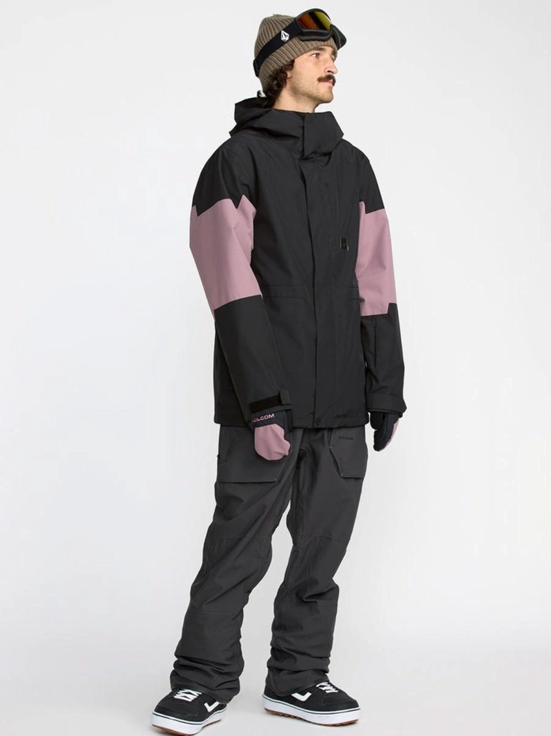 PARKA SNOW PRIMRY INS MAUVE ROSADO HOMBRE VOLCOM - 3
