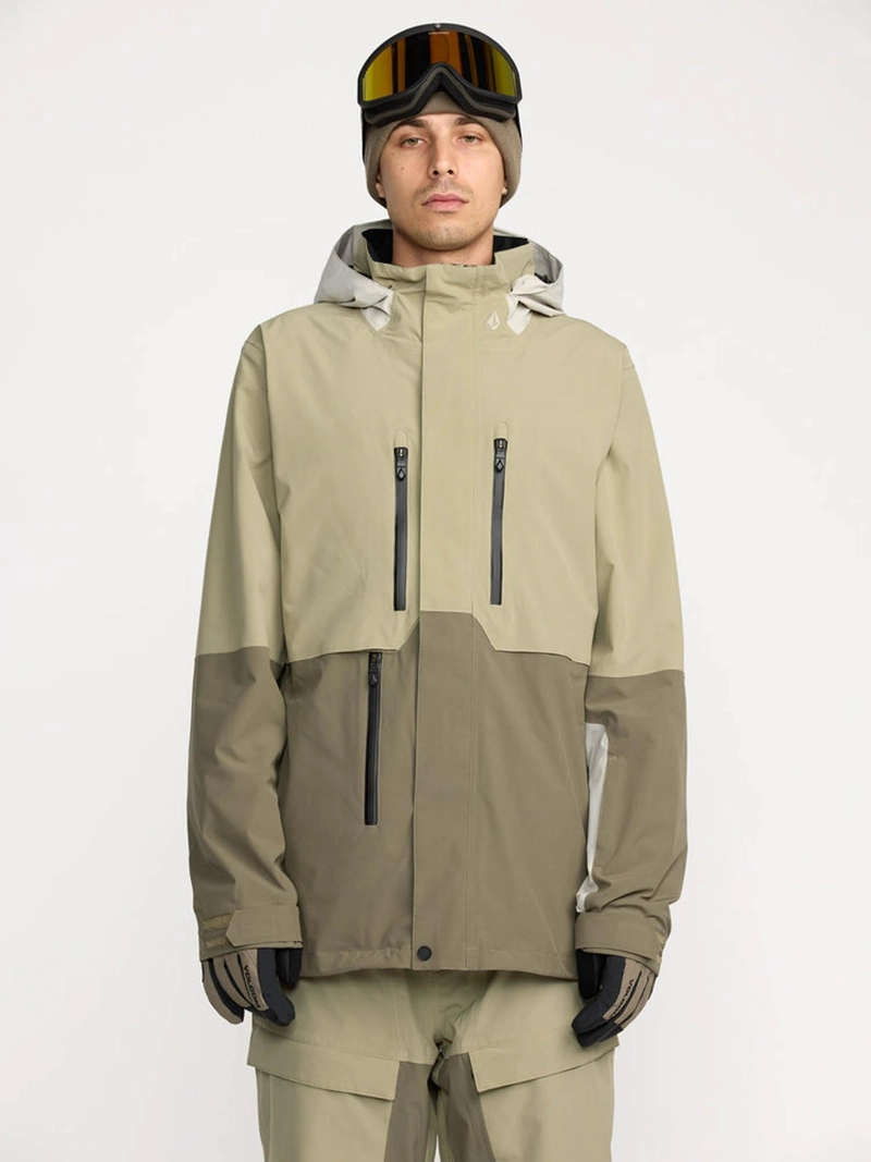 PARKA SNOW RNGE 30K MOSS VERDE HOMBRE VOLCOM - 1