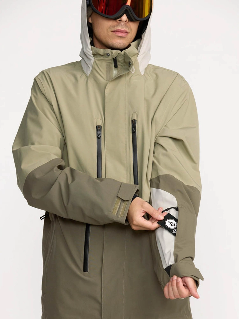 PARKA SNOW RNGE 30K MOSS VERDE HOMBRE VOLCOM - 4