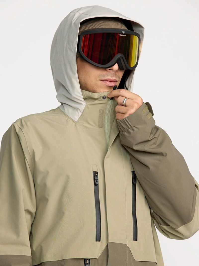 PARKA SNOW RNGE 30K MOSS VERDE HOMBRE VOLCOM - 5