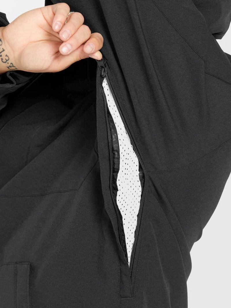 PARKA SNOW BRIGHTON BLACK NEGRO HOMBRE VOLCOM - 6