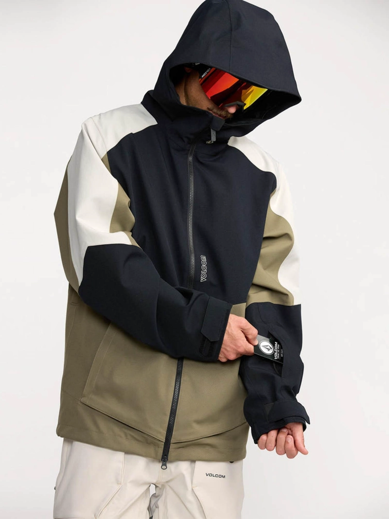PARKA SNOW BRIGHTON VERDE HOMBRE VOLCOM - 8