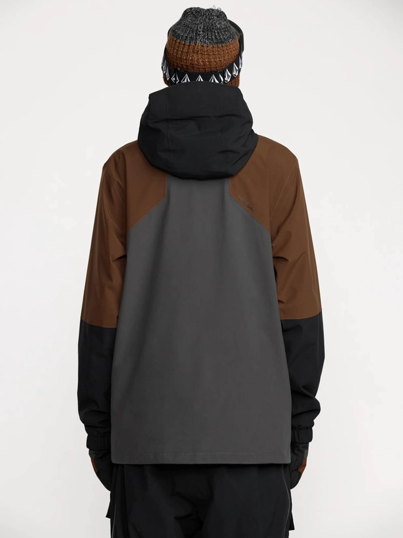 PARKA SNOW RNGE STRETCH 30K BROWN CAFE  HOMBRE VOLCOM - 2