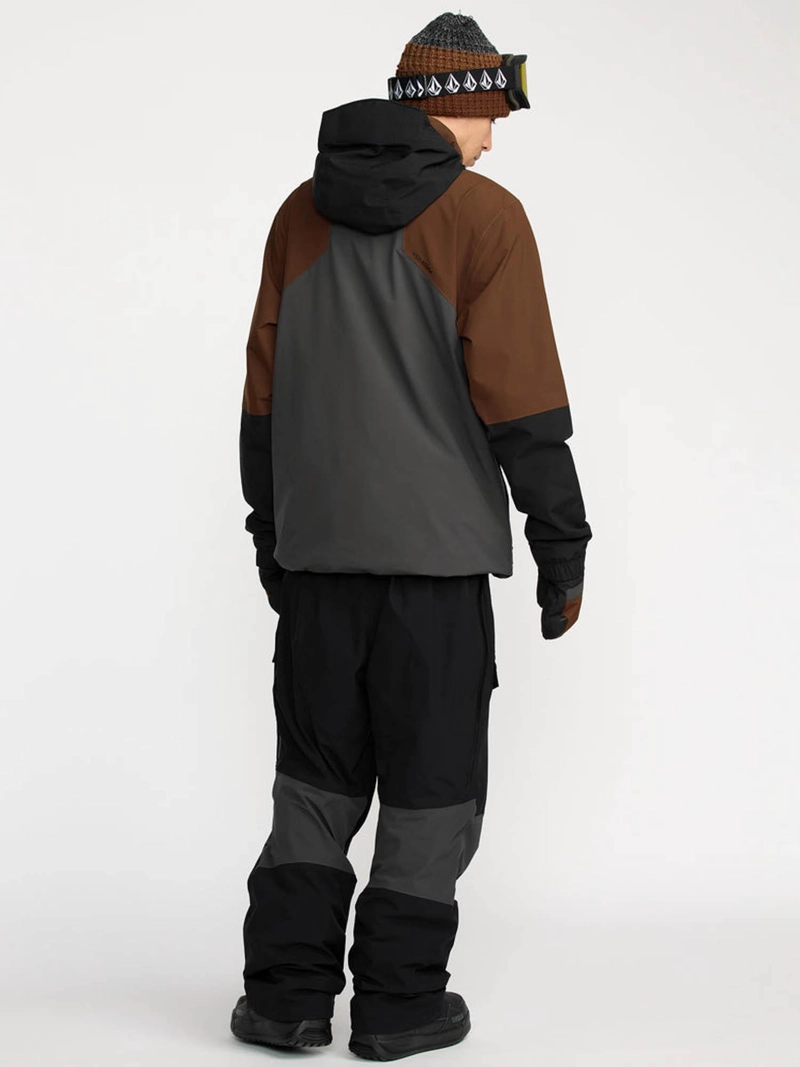 PARKA SNOW RNGE STRETCH 30K BROWN CAFE  HOMBRE VOLCOM - 4