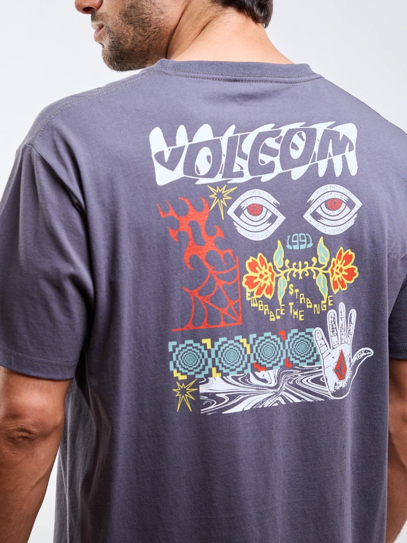 POLERA MC BRAIN STORM GRIS HOMBRE VOLCOM - 7