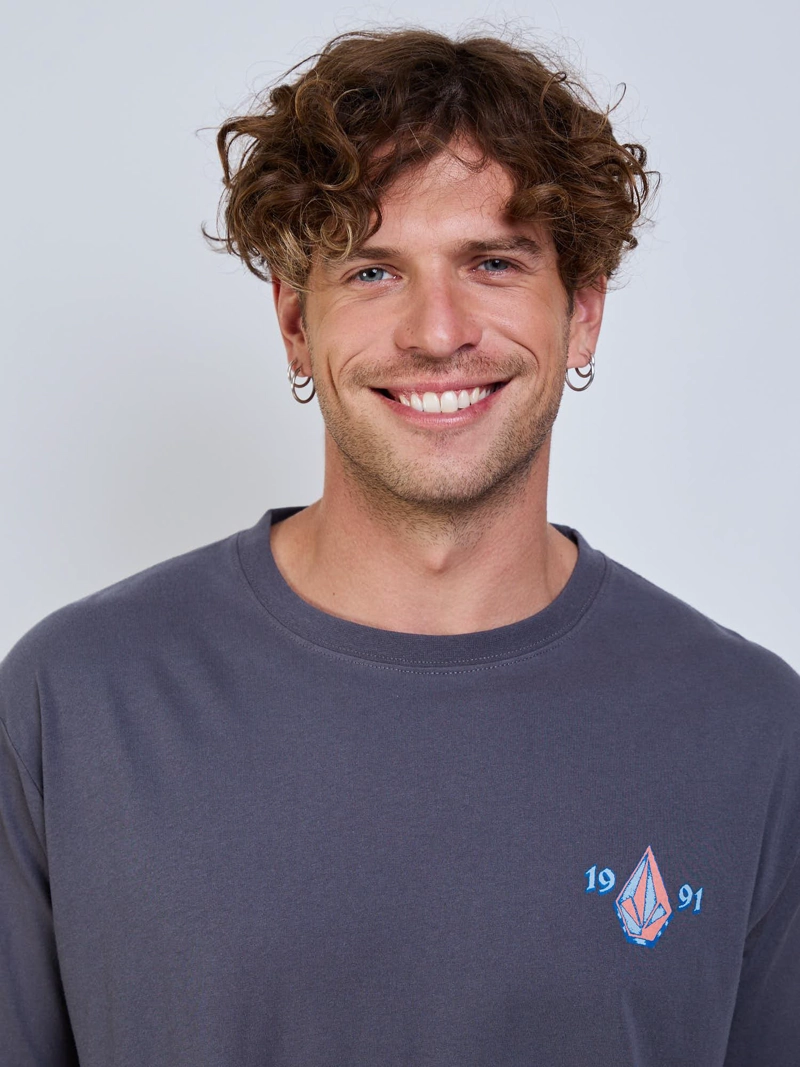 POLERA MC COUNTERTOP GRIS HOMBRE VOLCOM - 5