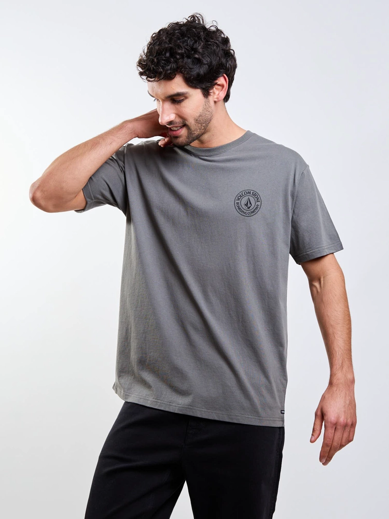 POLERA MC DRAIN YOU VERDE HOMBRE VOLCOM - 5