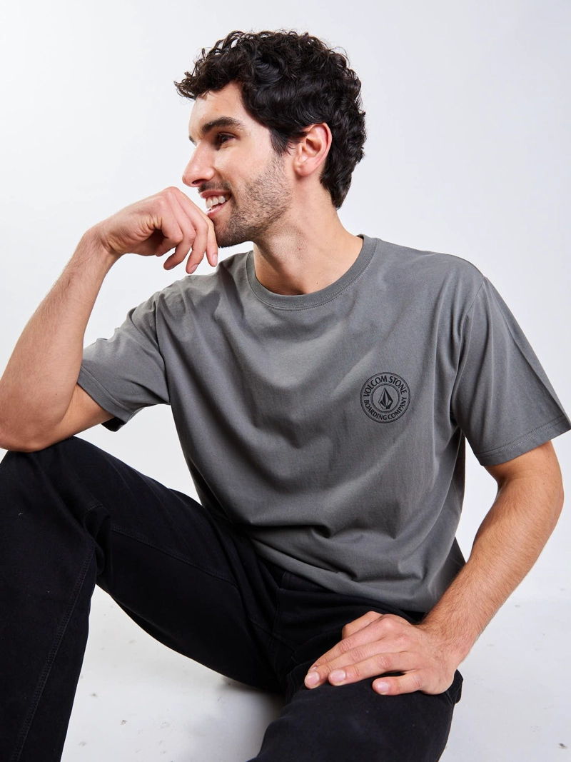 POLERA MC DRAIN YOU VERDE HOMBRE VOLCOM - 6