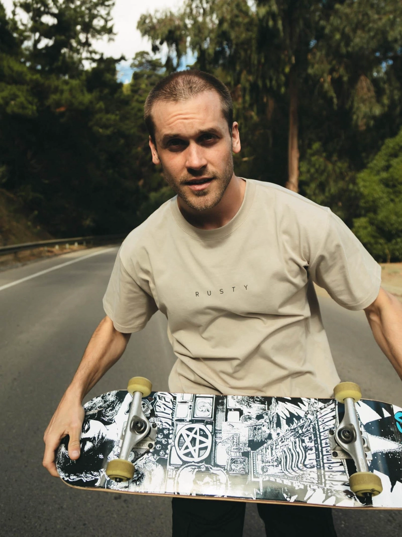 POLERA MC RUSTY.TXT BEIGE HOMBRE RUSTY - 3