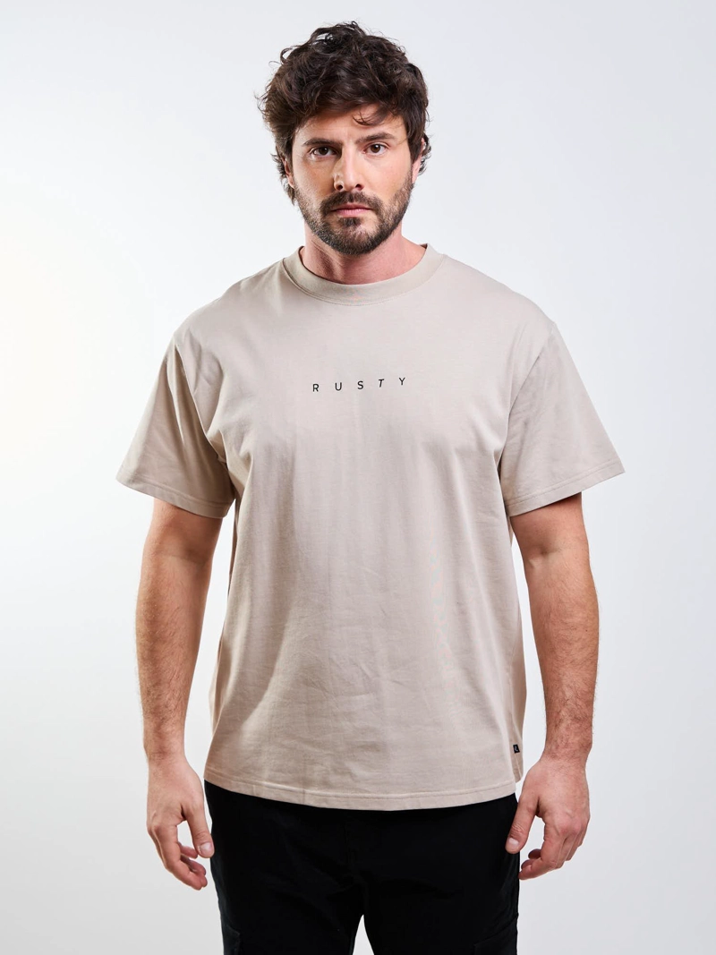 POLERA MC RUSTY.TXT BEIGE HOMBRE RUSTY - 4