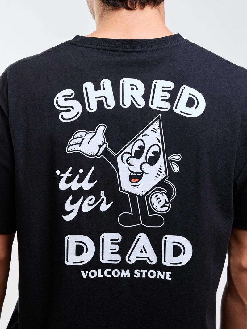 POLERA MC MISTESTONE NEGRO HOMBRE VOLCOM - 4