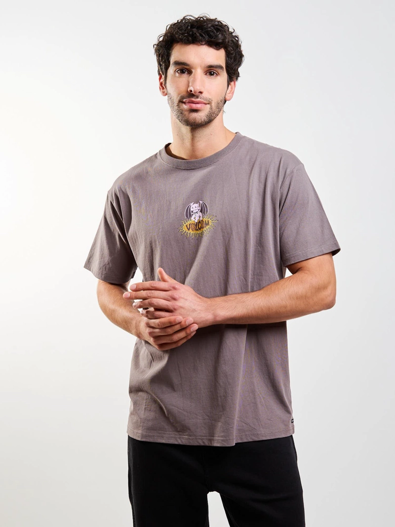 POLERA MC CIRCLE STONE CAFE  HOMBRE VOLCOM - 3