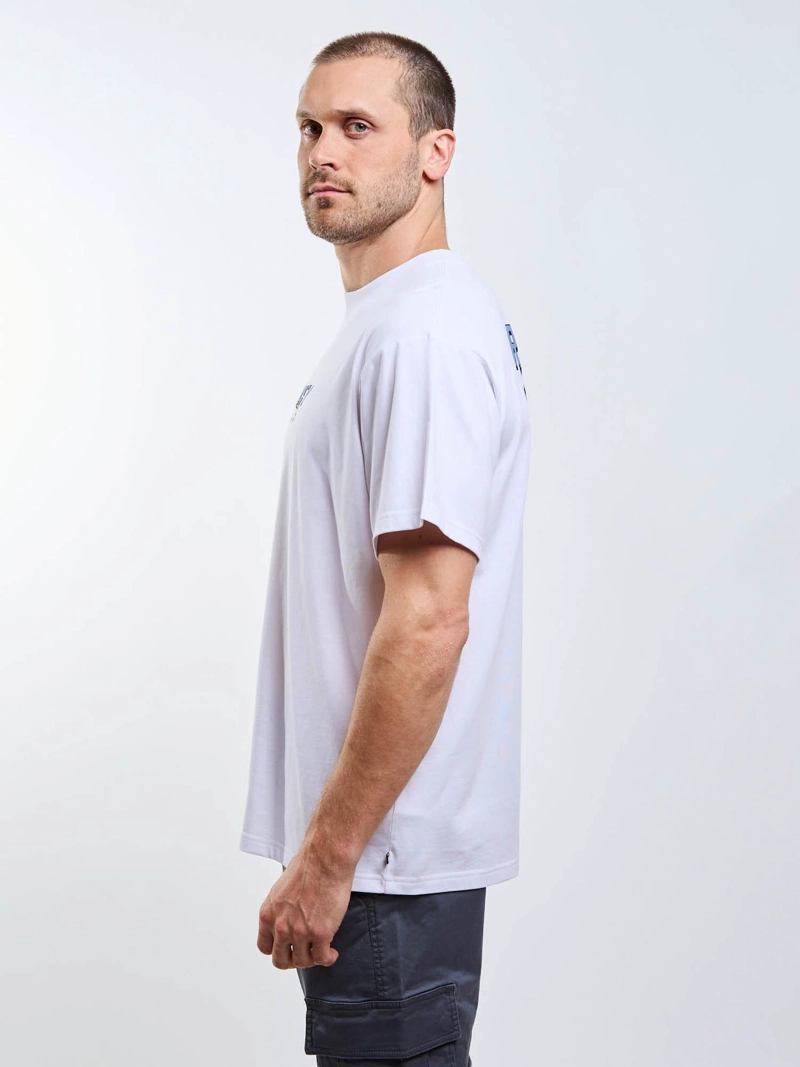POLERA MC DOUBLE OR QUITS BLANCO HOMBRE RUSTY - 6