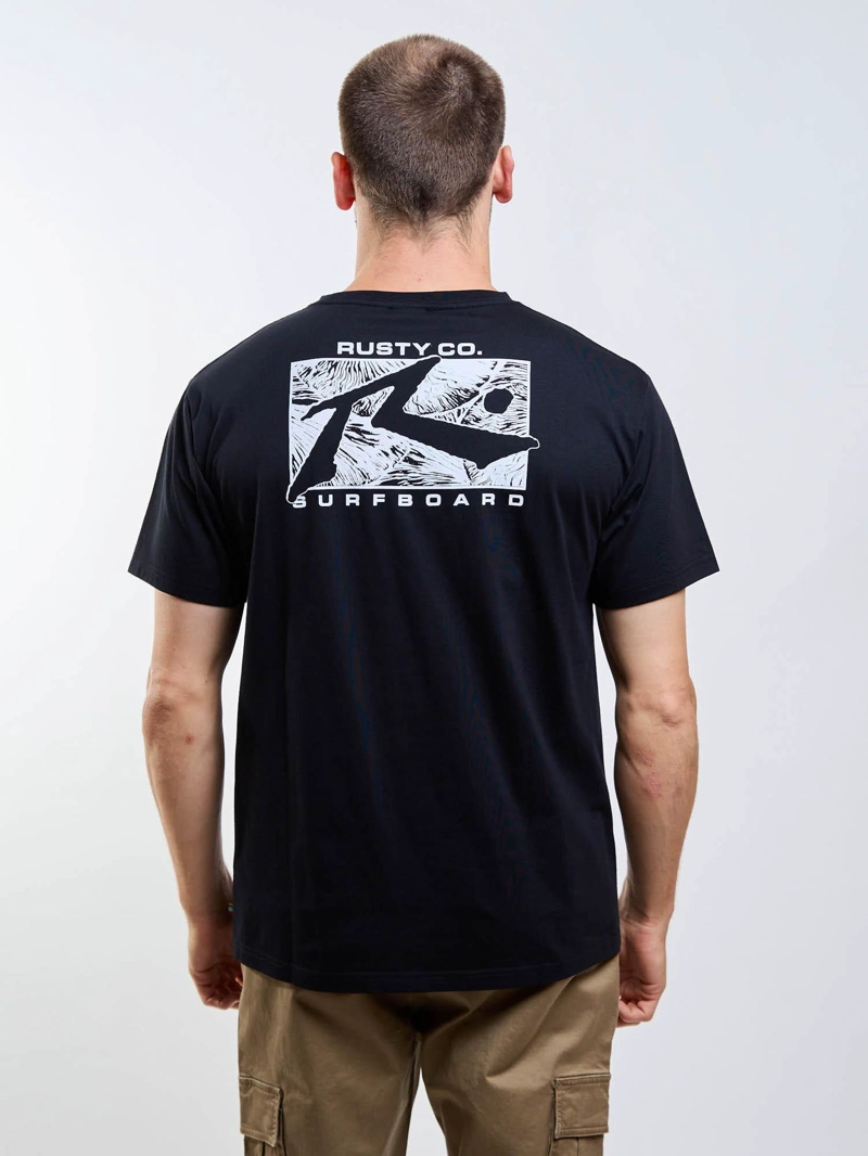 POLERA MC CYCO NATURAL CO NEGRO HOMBRE RUSTY - 2