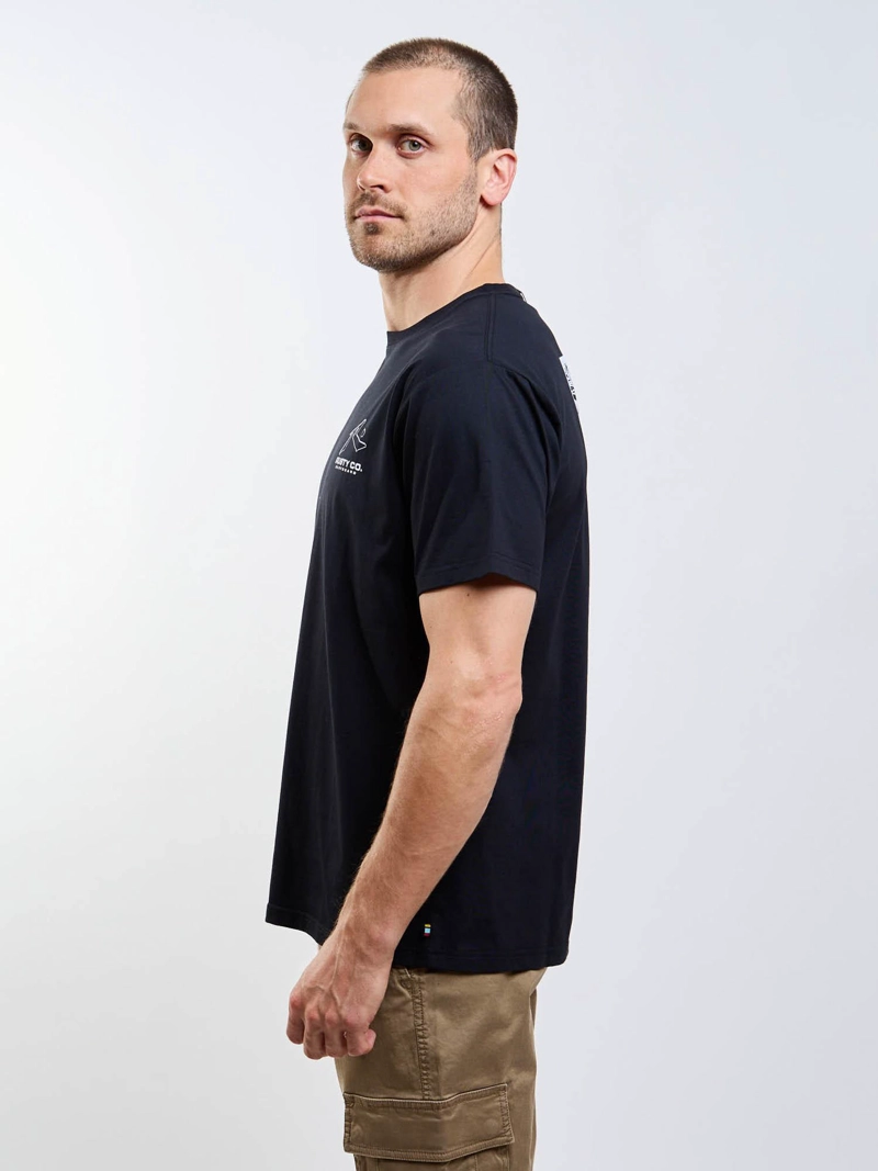 POLERA MC CYCO NATURAL CO NEGRO HOMBRE RUSTY - 3
