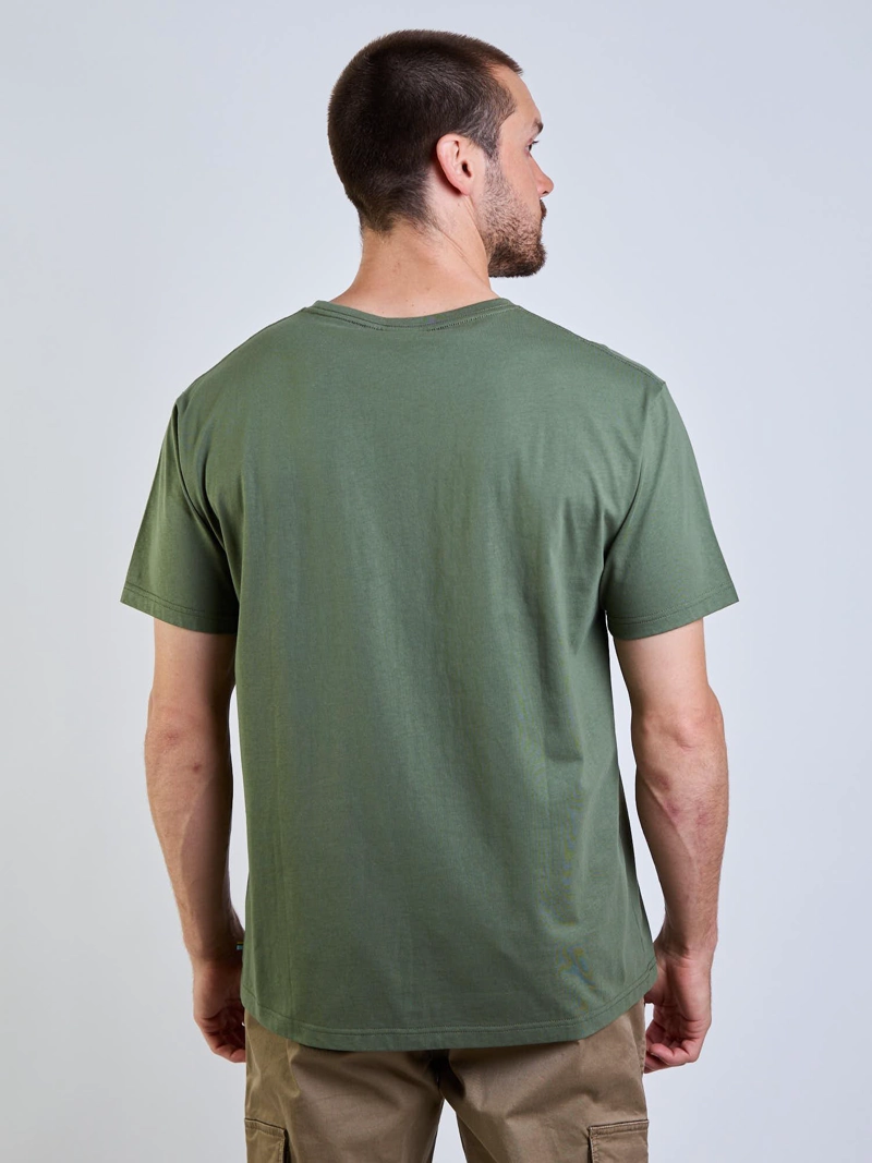 POLERA MC HALFTONE VERDE HOMBRE RUSTY - 5