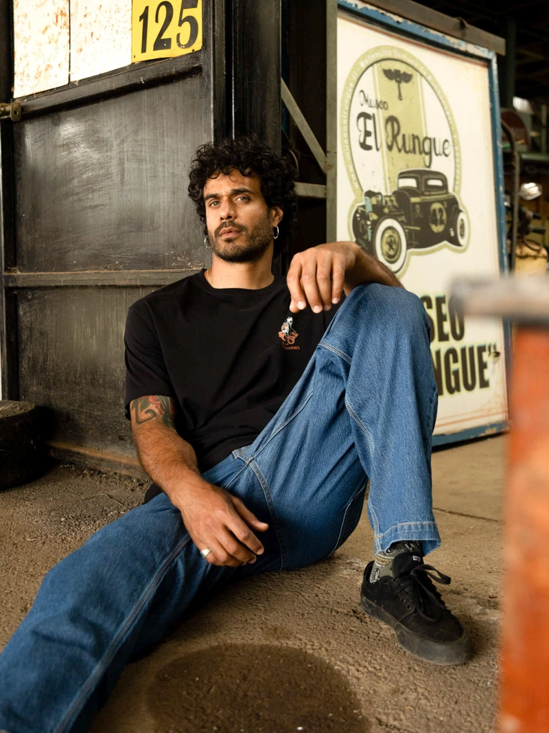 POLERA MC GRINDIT WORKWEAR NEGRO HOMBRE VOLCOM - 3