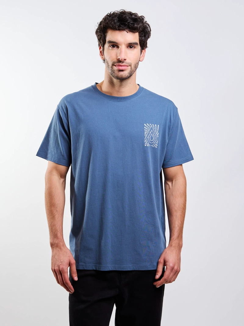 POLERA MC RADIATION AZUL HOMBRE VOLCOM - 1