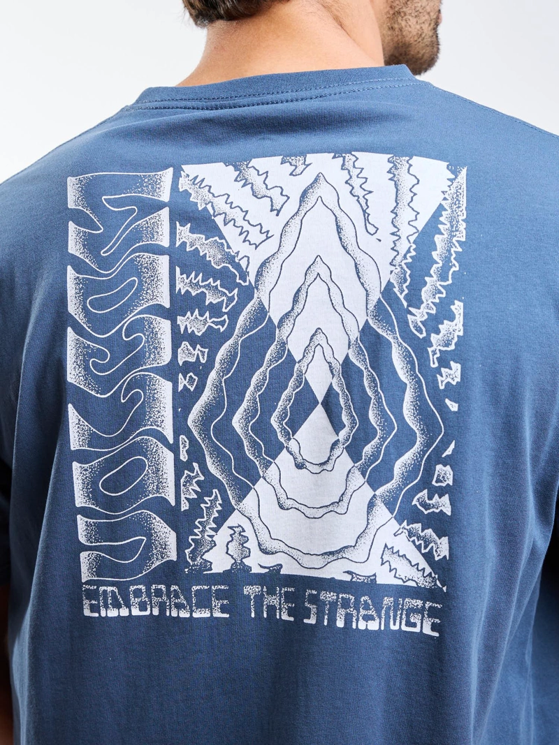 POLERA MC RADIATION AZUL HOMBRE VOLCOM - 4