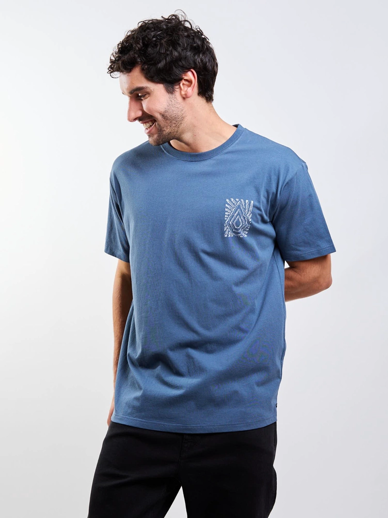 POLERA MC RADIATION AZUL HOMBRE VOLCOM - 5
