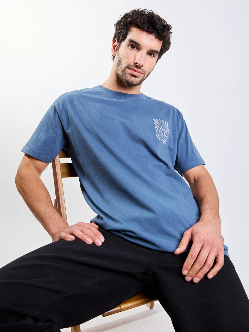 POLERA MC RADIATION AZUL HOMBRE VOLCOM - 6