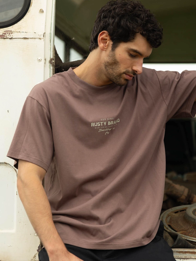 POLERA MC RUSTY WSC CAFE  HOMBRE RUSTY - 2
