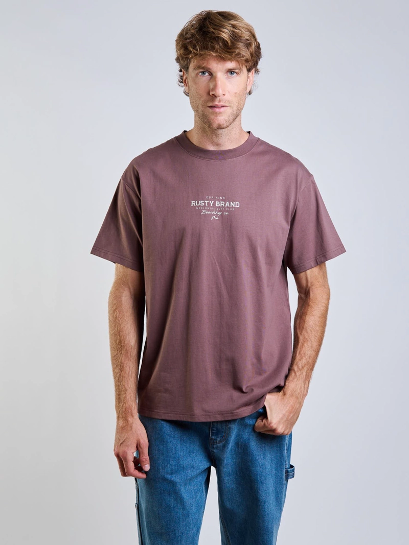 POLERA MC RUSTY WSC CAFE  HOMBRE RUSTY - 5