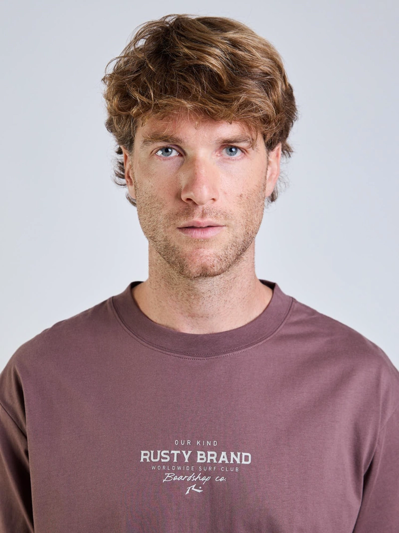POLERA MC RUSTY WSC CAFE  HOMBRE RUSTY - 8
