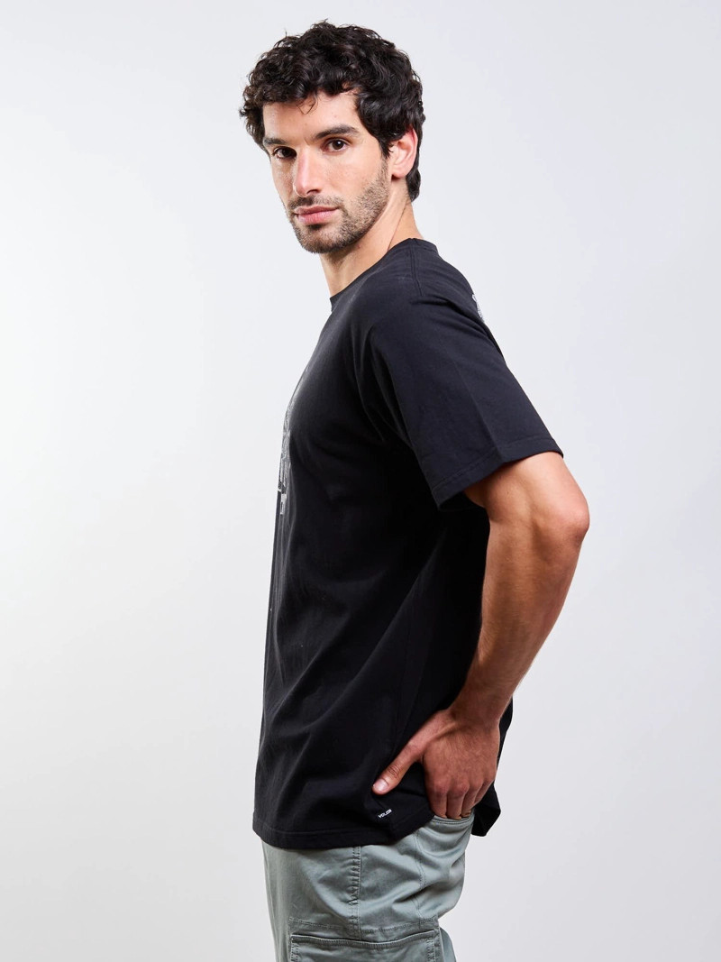 POLERA MC POVJ REVELATION NEGRO HOMBRE VOLCOM - 3