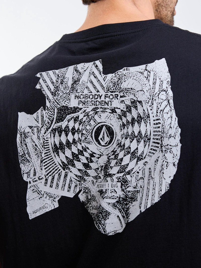 POLERA MC POVJ REVELATION NEGRO HOMBRE VOLCOM - 4