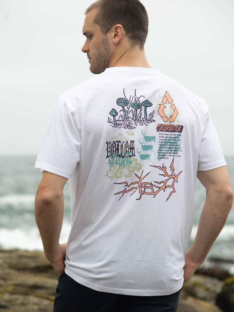 POLERA MC CONSERVE BLANCO HOMBRE VOLCOM - 1