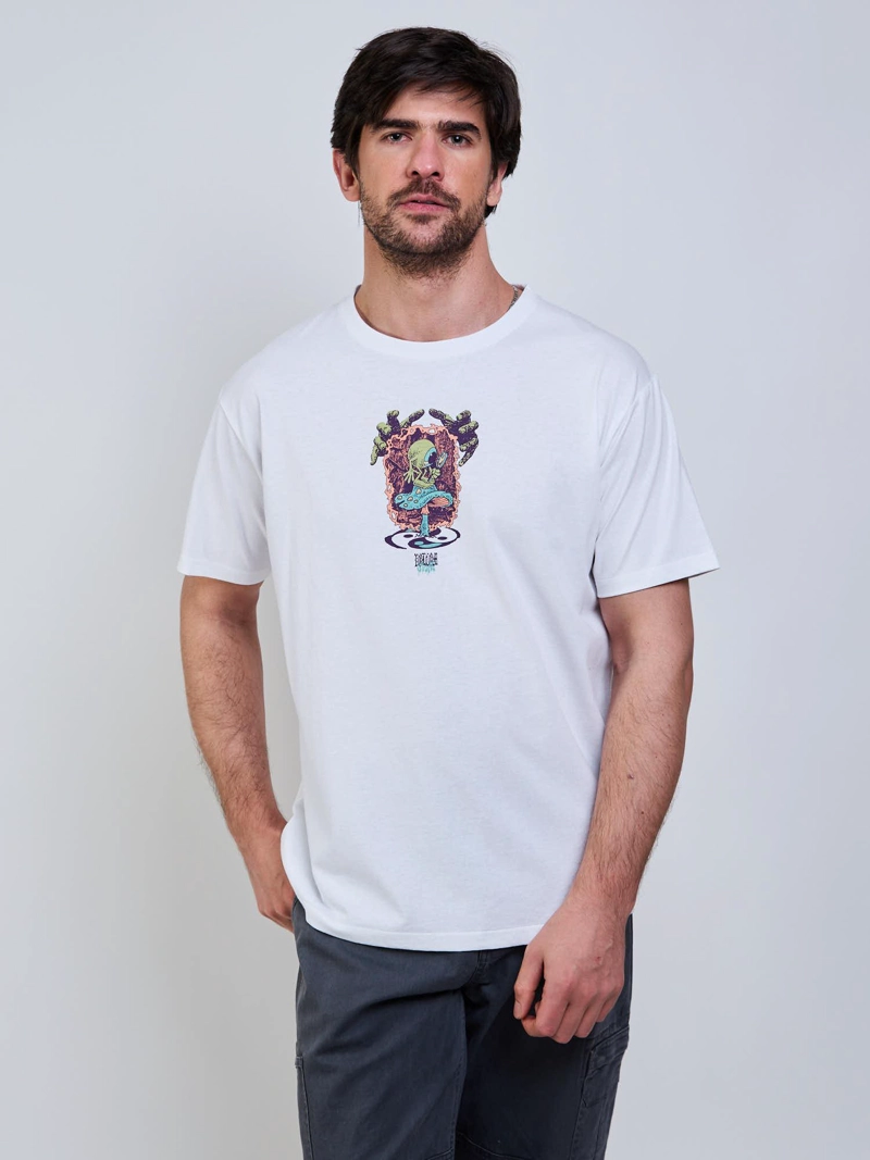 POLERA MC CONSERVE BLANCO HOMBRE VOLCOM - 3