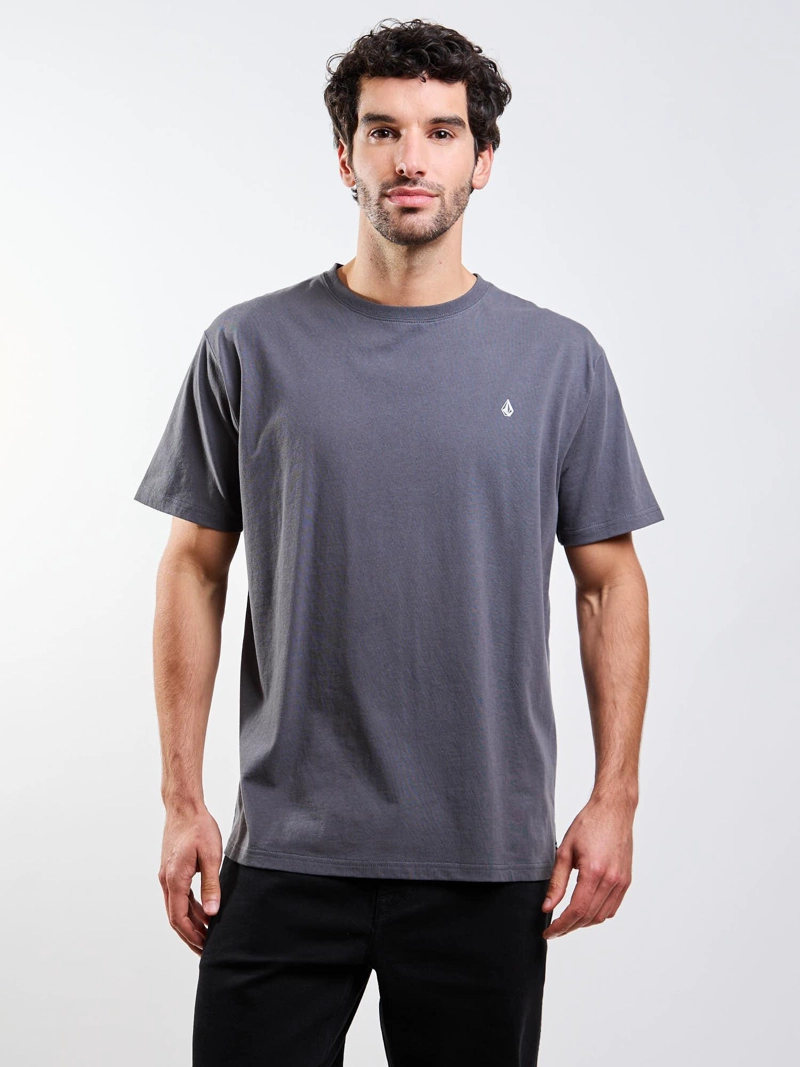 POLERA MC STONEBLANKS BSC GRIS HOMBRE VOLCOM - 1