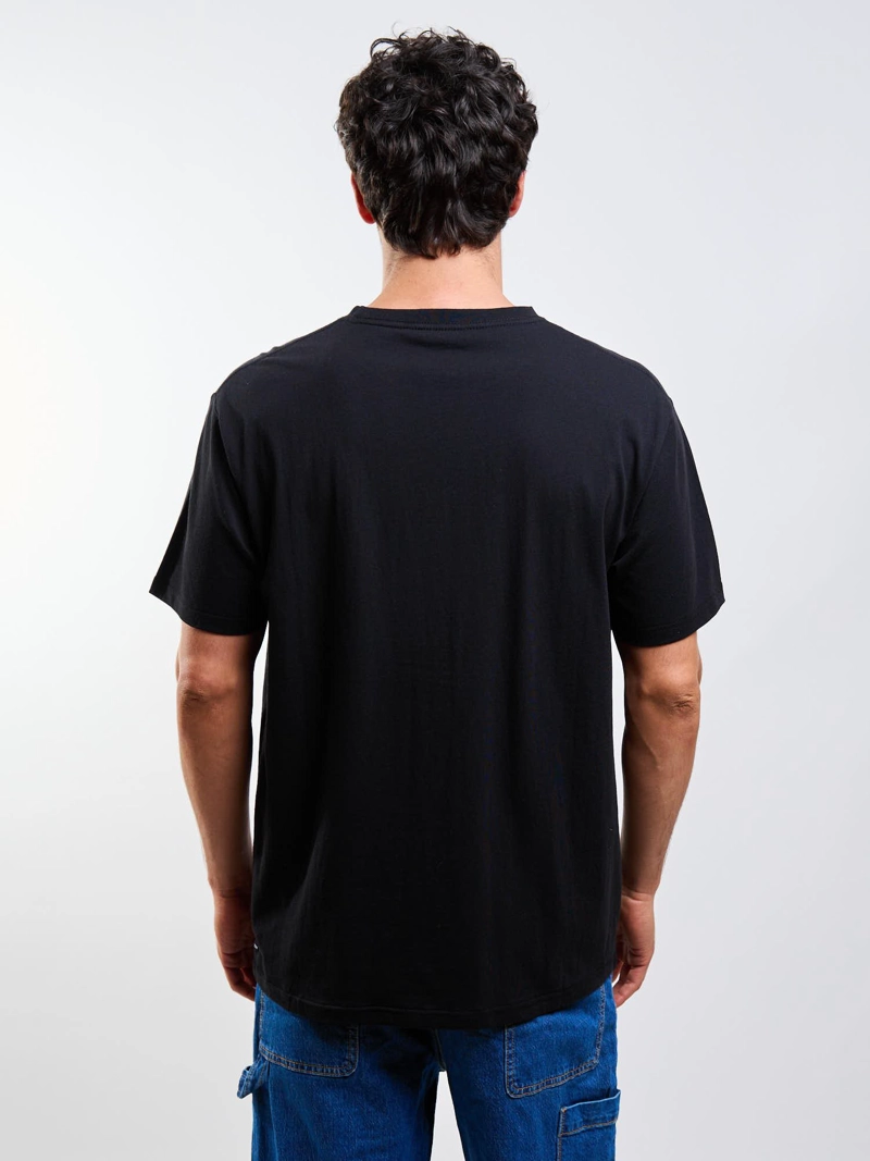 POLERA MC STONEBLANKS BSC NEGRO HOMBRE VOLCOM - 5