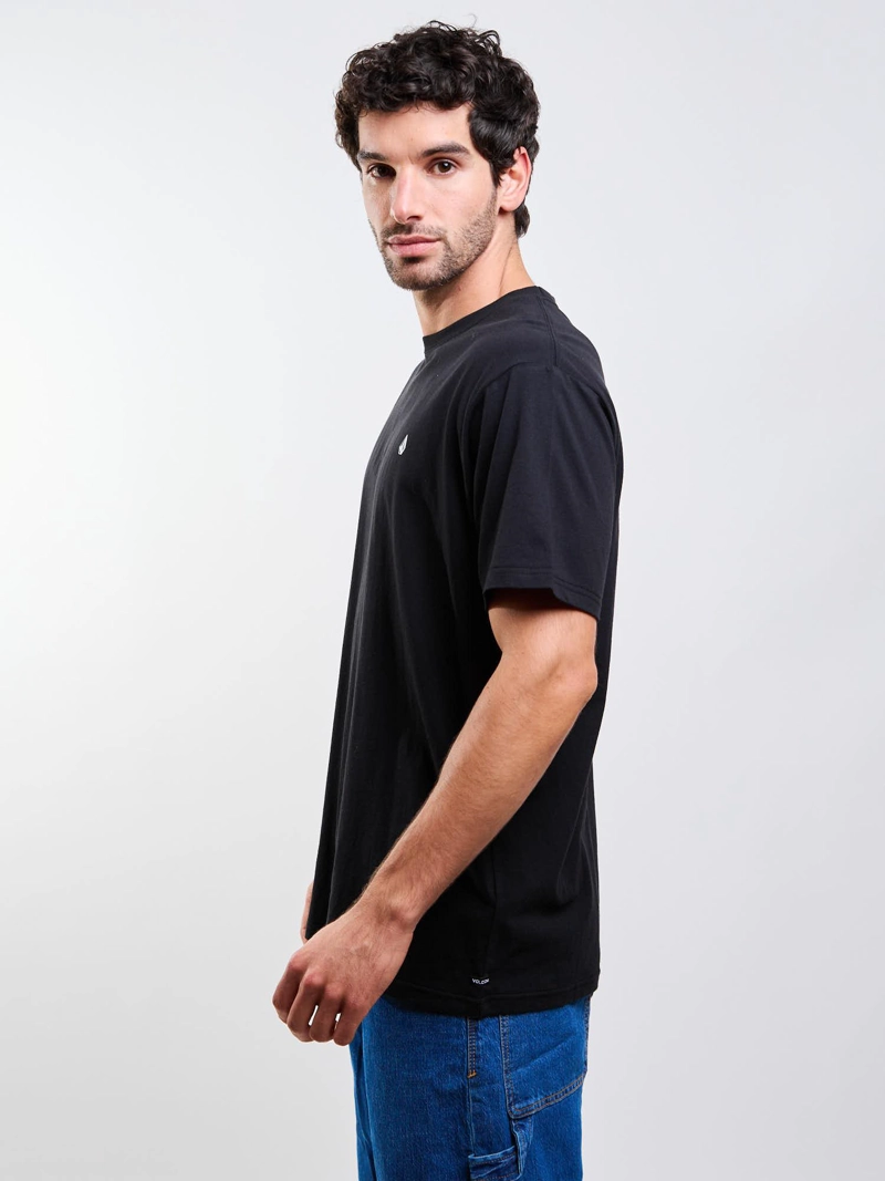 POLERA MC STONEBLANKS BSC NEGRO HOMBRE VOLCOM - 6