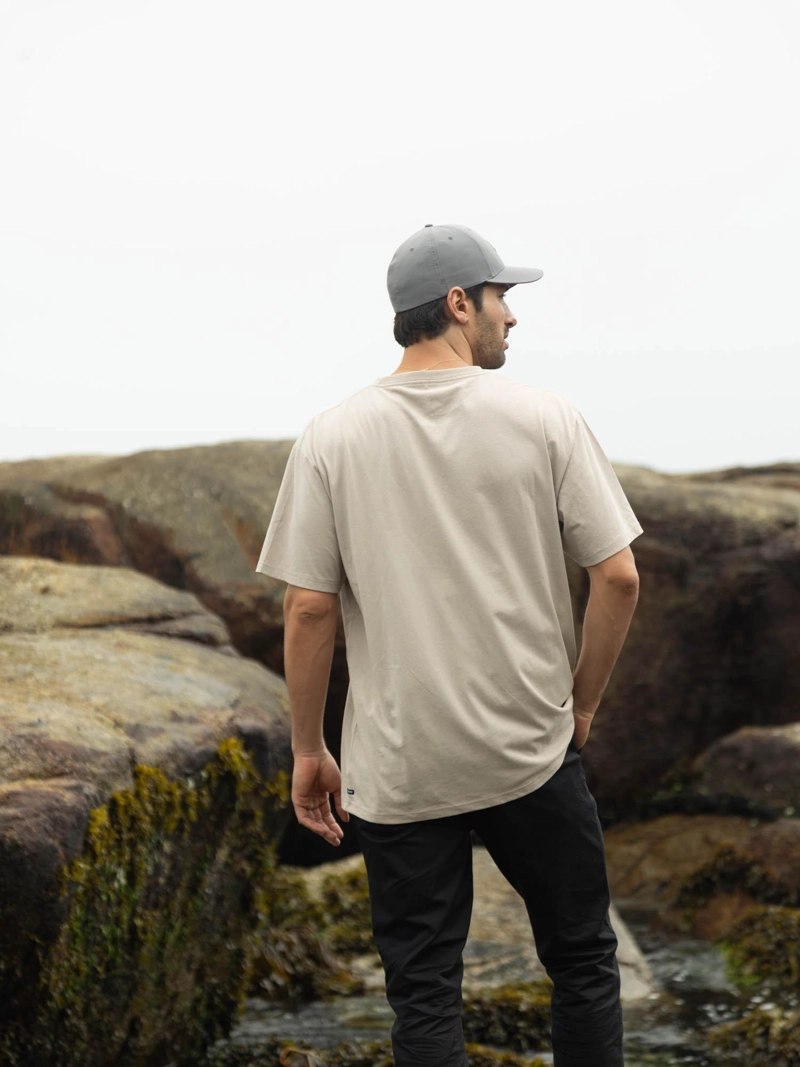POLERA MC SKIDDER BEIGE HOMBRE VOLCOM - 3