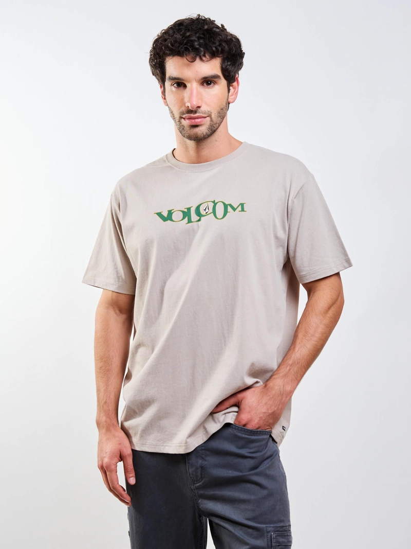 POLERA MC SKIDDER BEIGE HOMBRE VOLCOM - 4