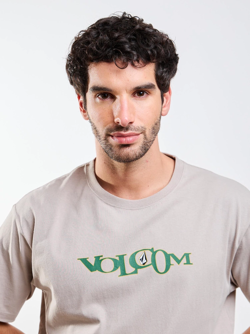 POLERA MC SKIDDER BEIGE HOMBRE VOLCOM - 6