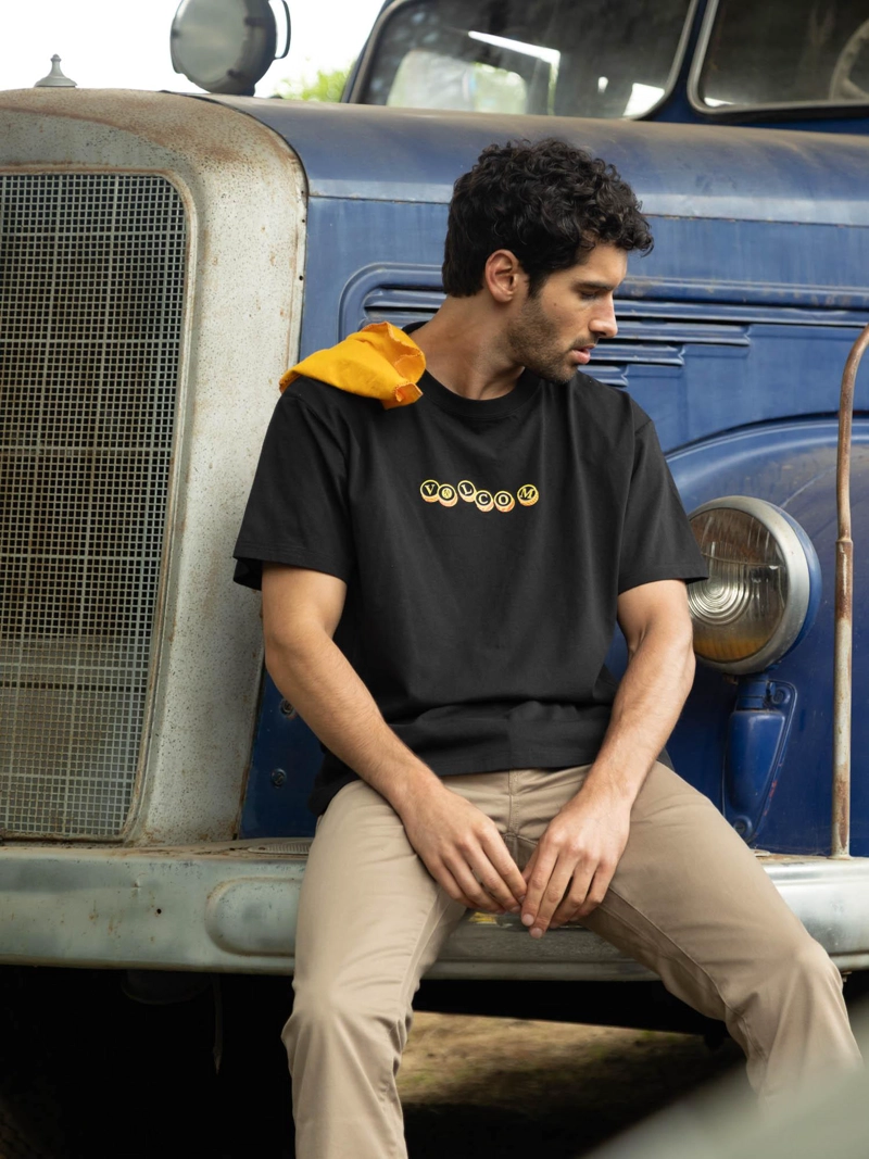 POLERA MC VEEVO NEGRO HOMBRE VOLCOM - 2