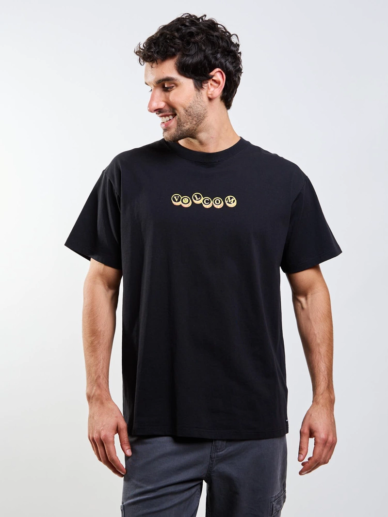 POLERA MC VEEVO NEGRO HOMBRE VOLCOM - 5