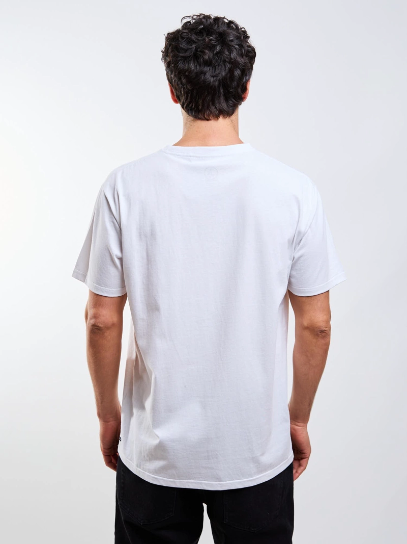 POLERA MC STONEBLANKS BSC BLANCO HOMBRE VOLCOM - 5