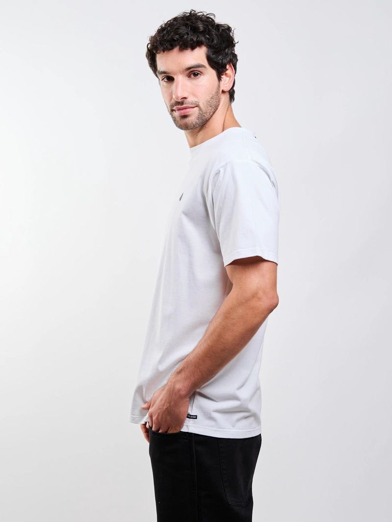 POLERA MC STONEBLANKS BSC BLANCO HOMBRE VOLCOM - 6