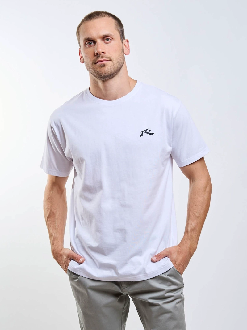 POLERA MC TINY R LOGO BLANCO HOMBRE RUSTY - 1