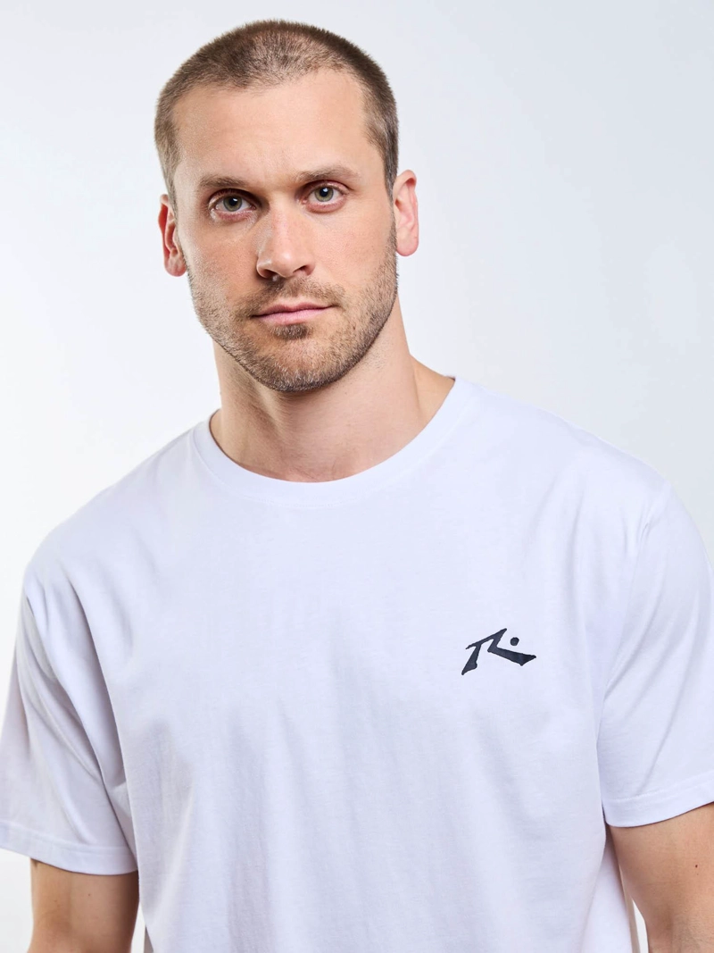 POLERA MC TINY R LOGO BLANCO HOMBRE RUSTY - 4