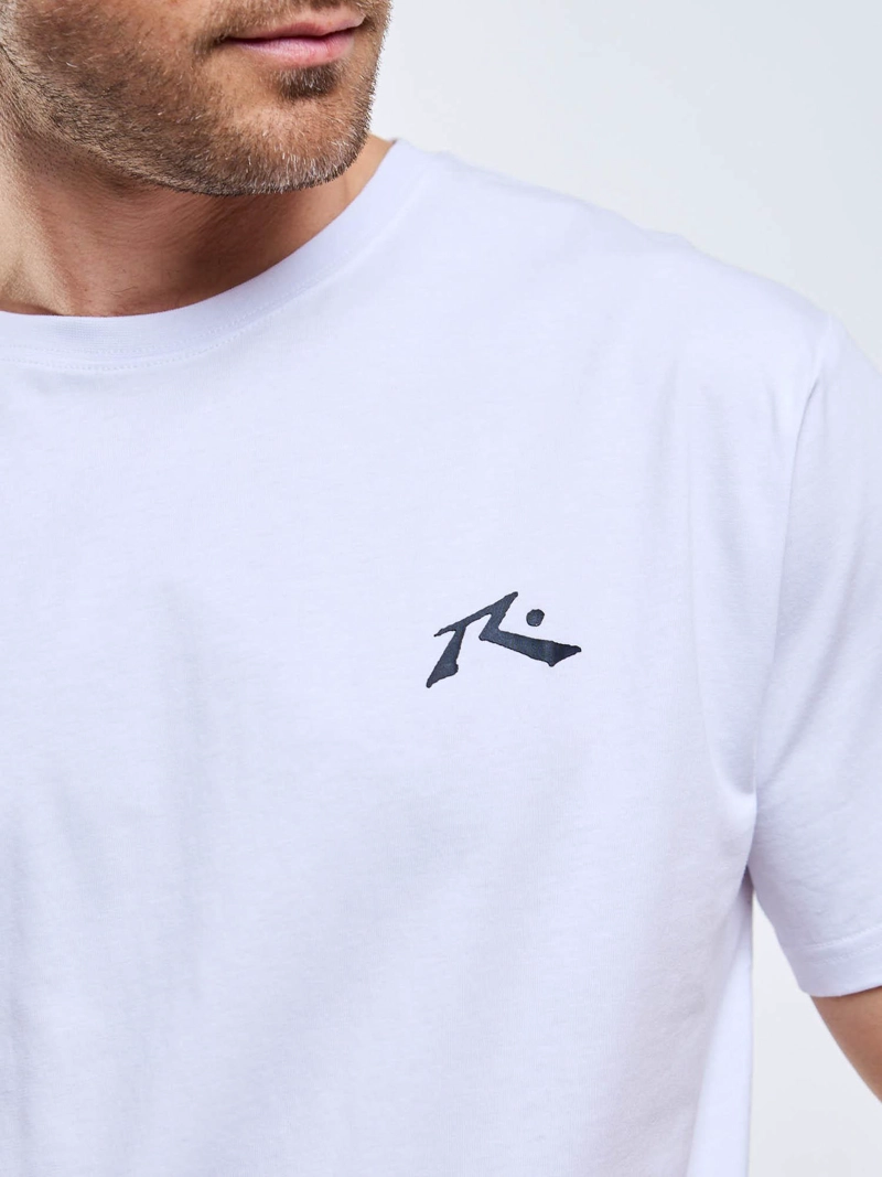POLERA MC TINY R LOGO BLANCO HOMBRE RUSTY - 5