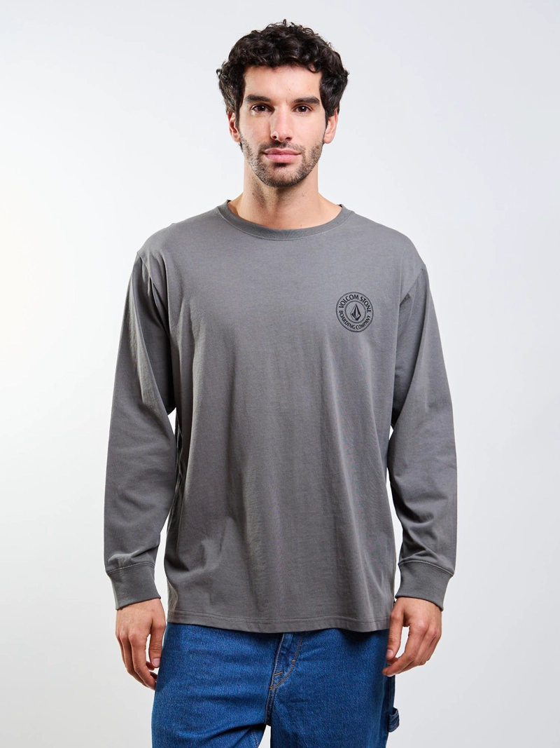POLERA ML DRAIN YOU VERDE HOMBRE VOLCOM - 1