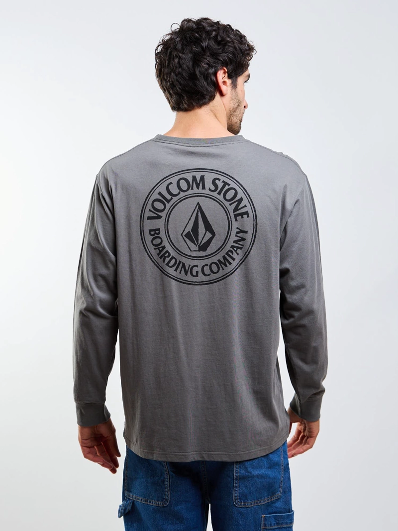 POLERA ML DRAIN YOU VERDE HOMBRE VOLCOM - 2