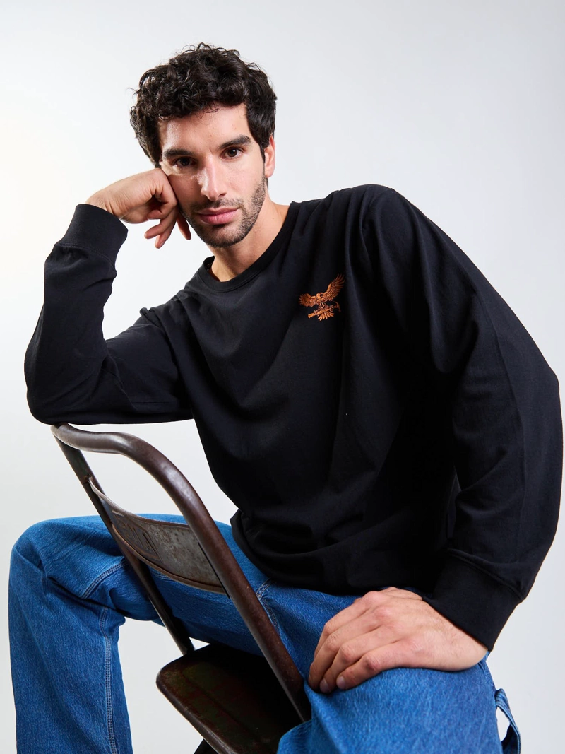 POLERA ML HAMMERED NEGRO HOMBRE VOLCOM - 6