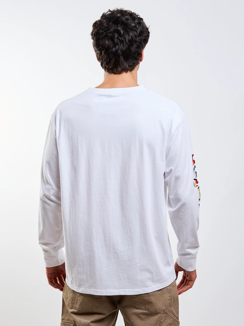 POLERA ML DS-BUDZ BLANCO HOMBRE VOLCOM - 2